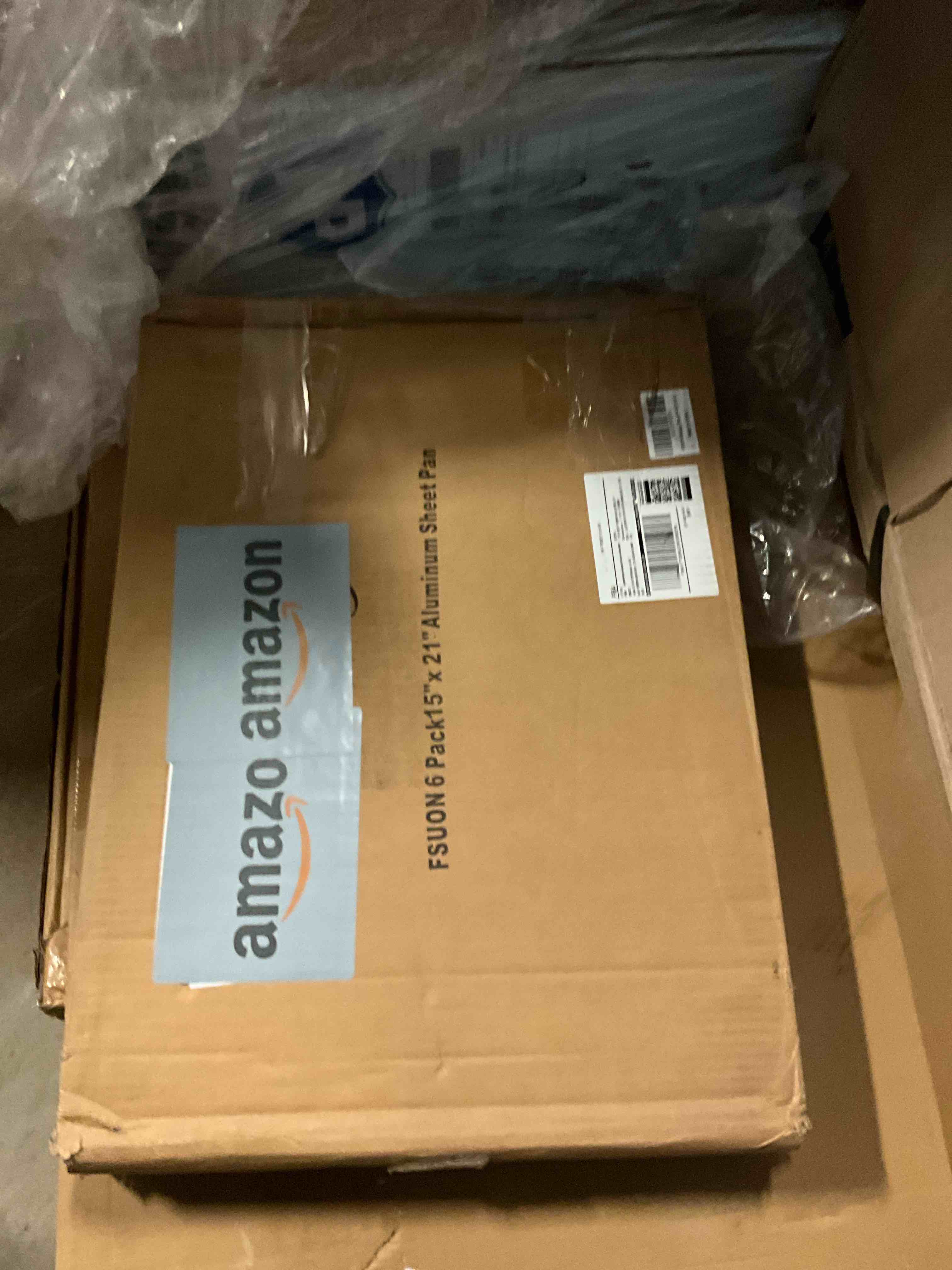 6 Pack Big Size Baking Sheet Pan, Aluminum Commercial Cookie Sheet Pan