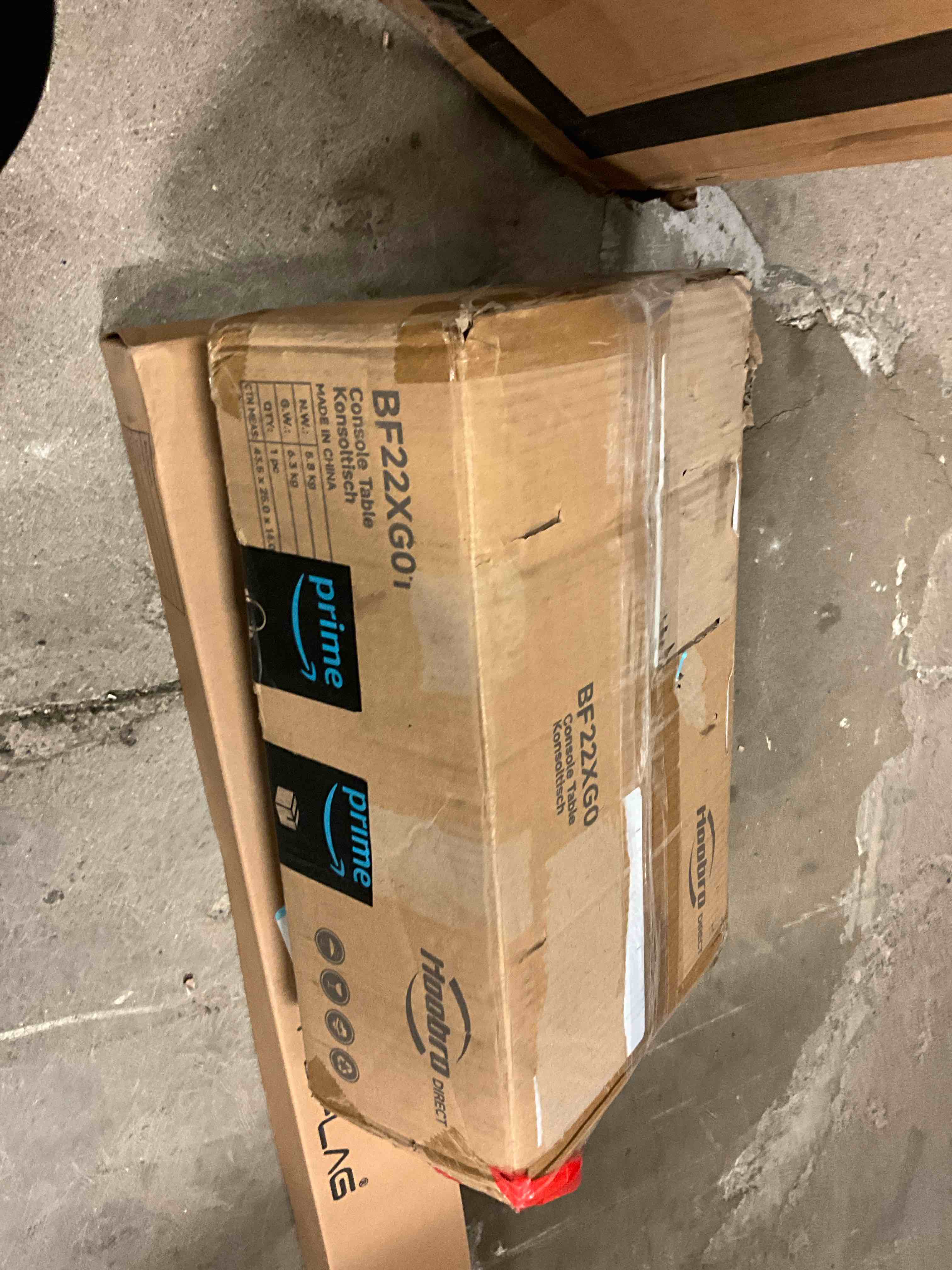 HOOBRO 29.5 Inches Console Table, Narrow Entryway Table with Shelf