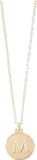 Kate Spade New York M Mini Pendant, Gold Jewelry