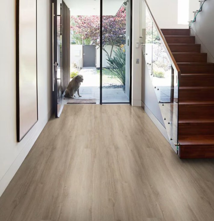 MS International Cyrus Sandino 7.13 x 48.03 In Luxury Vinyl Plank Flooring With Underlayment, 10 Pieces Per Box, 12MM Thick, 23.33 Sq Ft Per Box, 8 Boxes, Your Bid Per Total Sq Ft