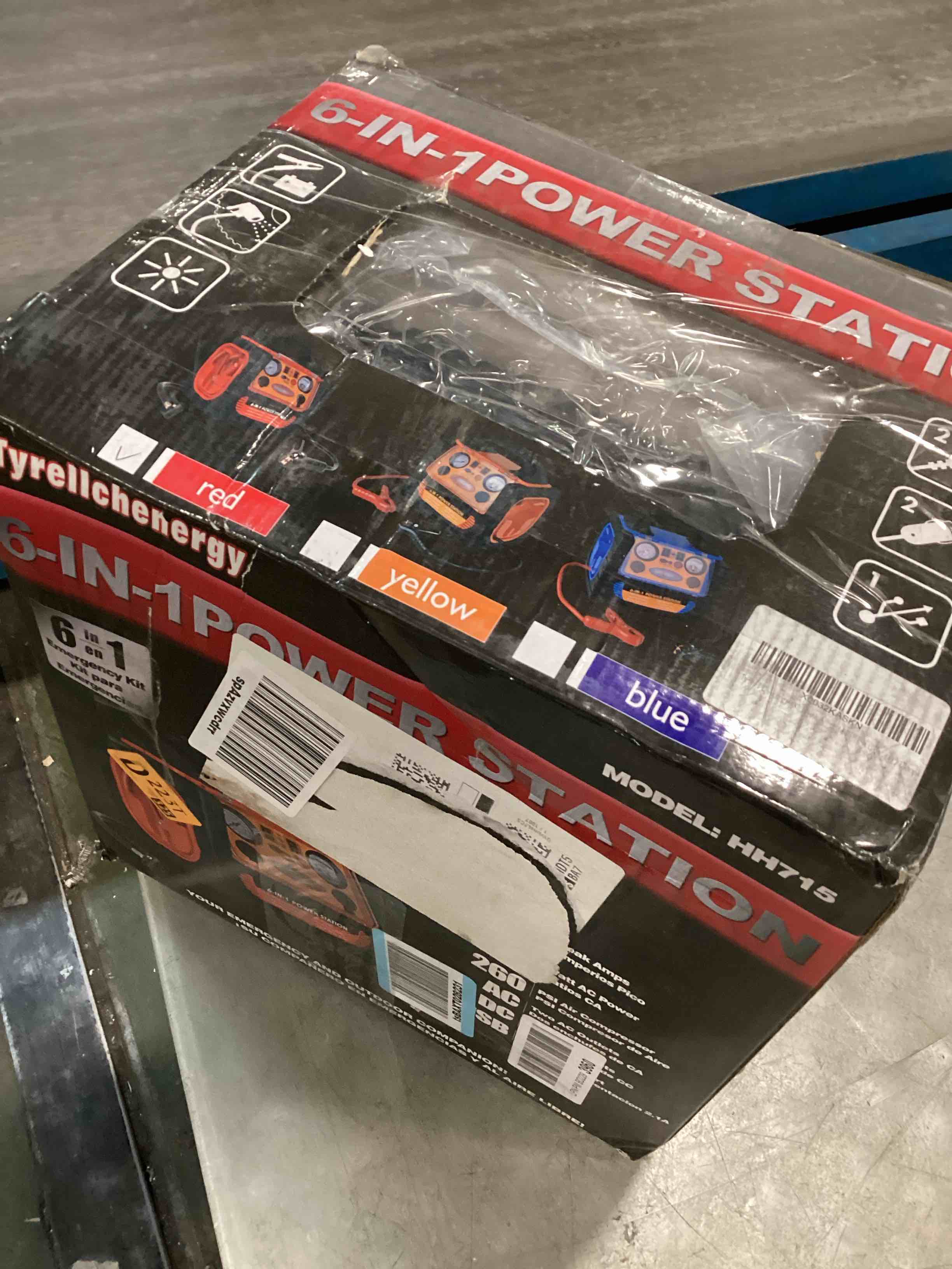 1800 Peak Amp Portable Power Station Jump Starter,with 260 PSI Tire