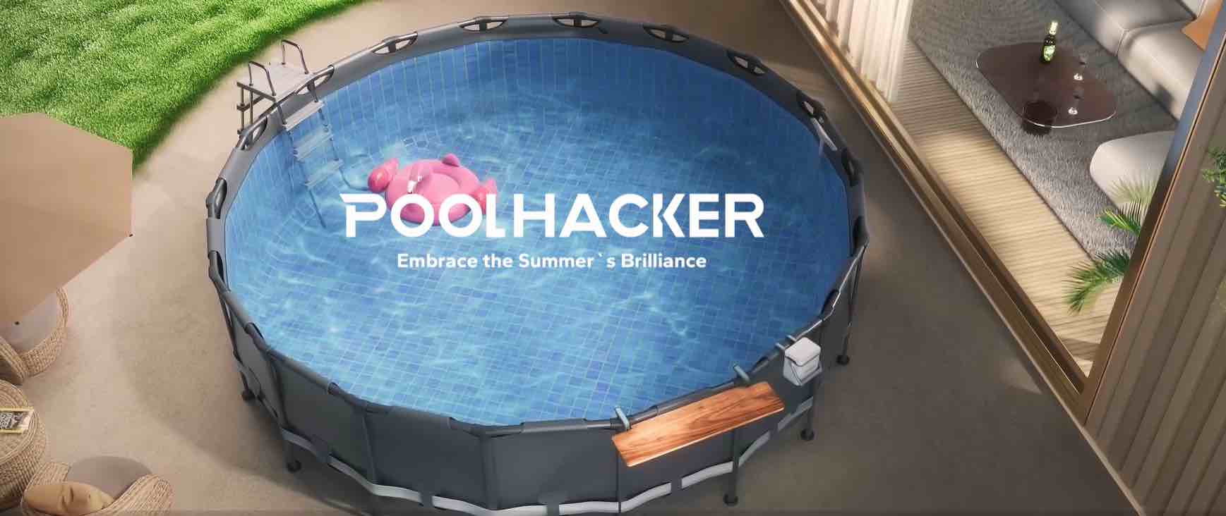 poolhacker 2024newest resistan 47x11 in table top