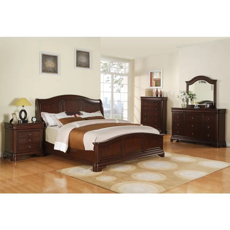 Cameron King Sleigh Bed, King By Elements International (incomplete only headboard)