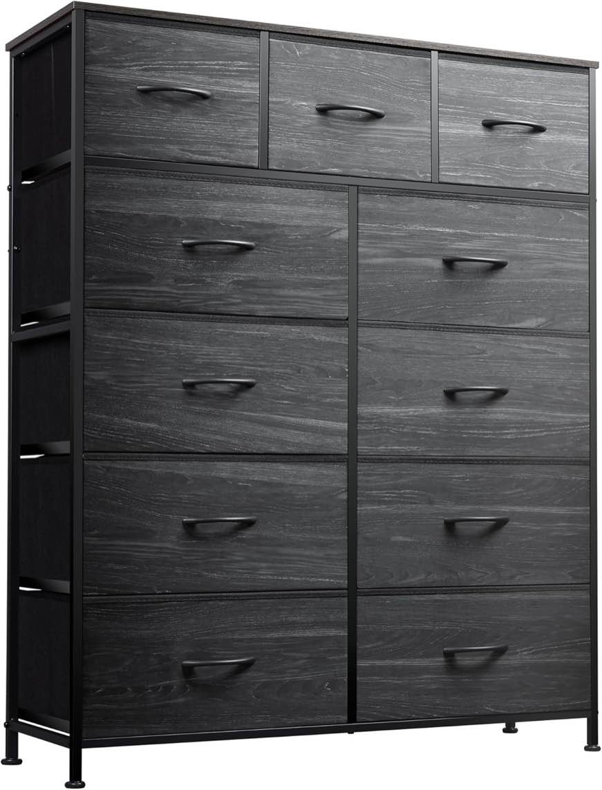 WLIVE Tall Dresser for Bedroom, Fabric Dresser Storage Tower, Dresser & Chest of Drawers ASNG098