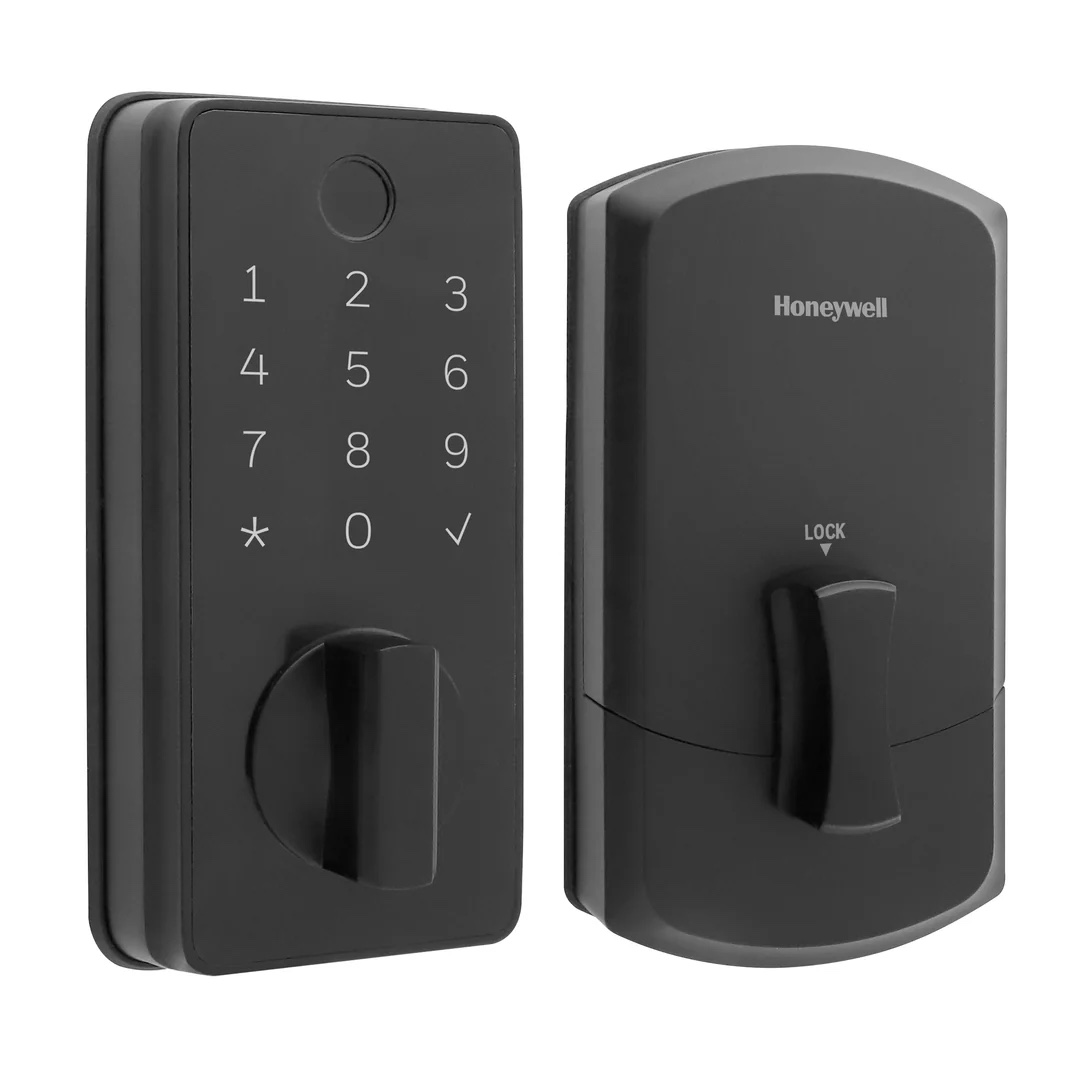 Electronic Deadbolt Biometric Lock Lighted Keypad 