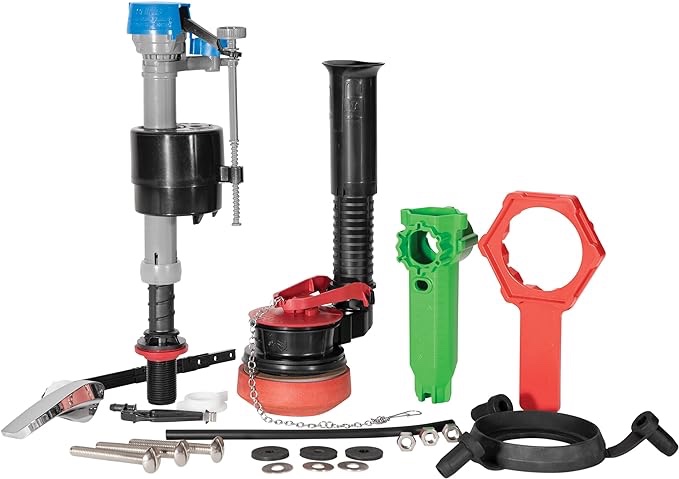 (incomplete)Fluidmaster K-400H-021-P8 PerforMAX 2-Inch Everything Toilet Repair Kit, Multicolor