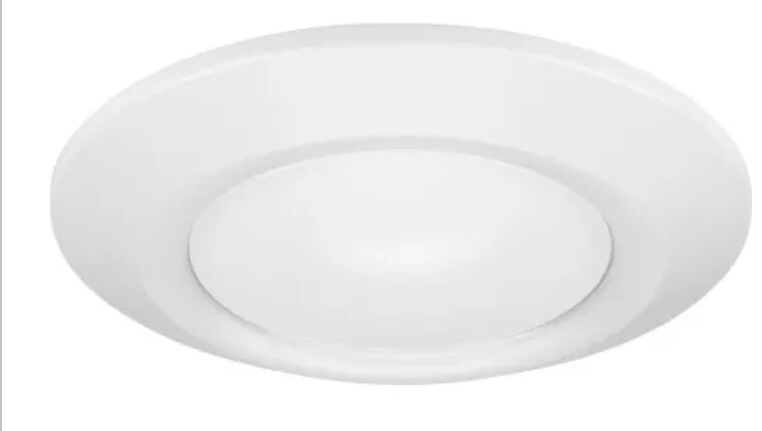 Progress Lighting Mini Flushmount White 5.5" Round LED Light #805305 660L 3000K
