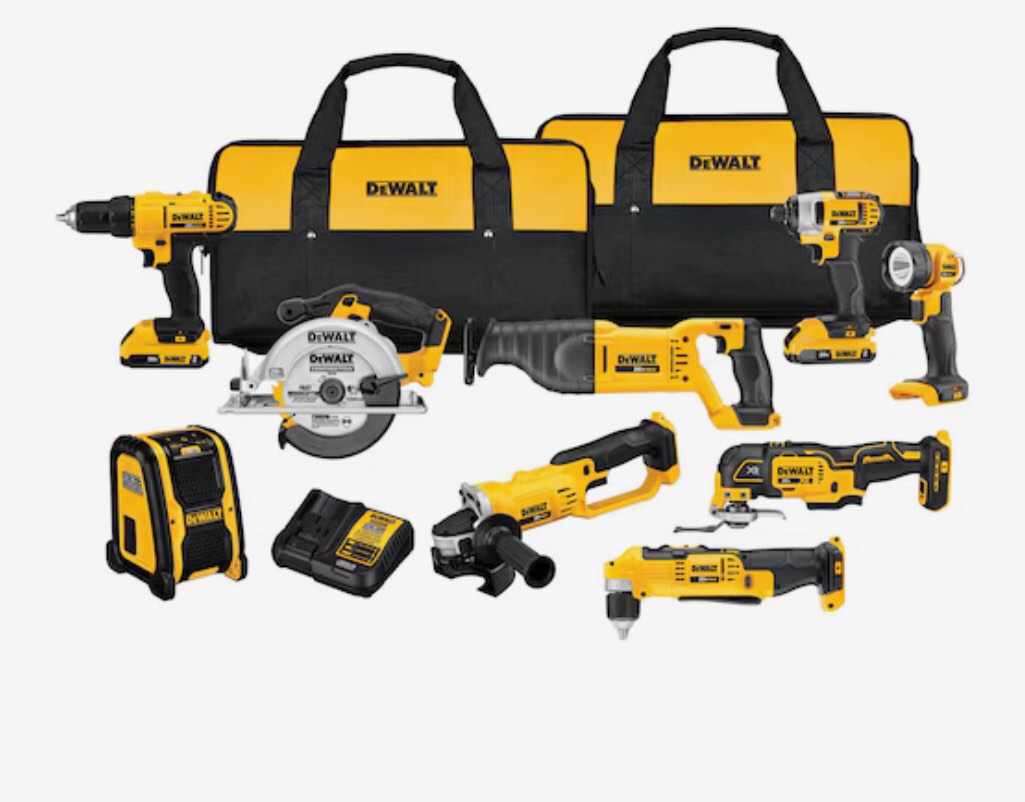 (incomplete)20V MAX* 9-TOOL COMBO KIT