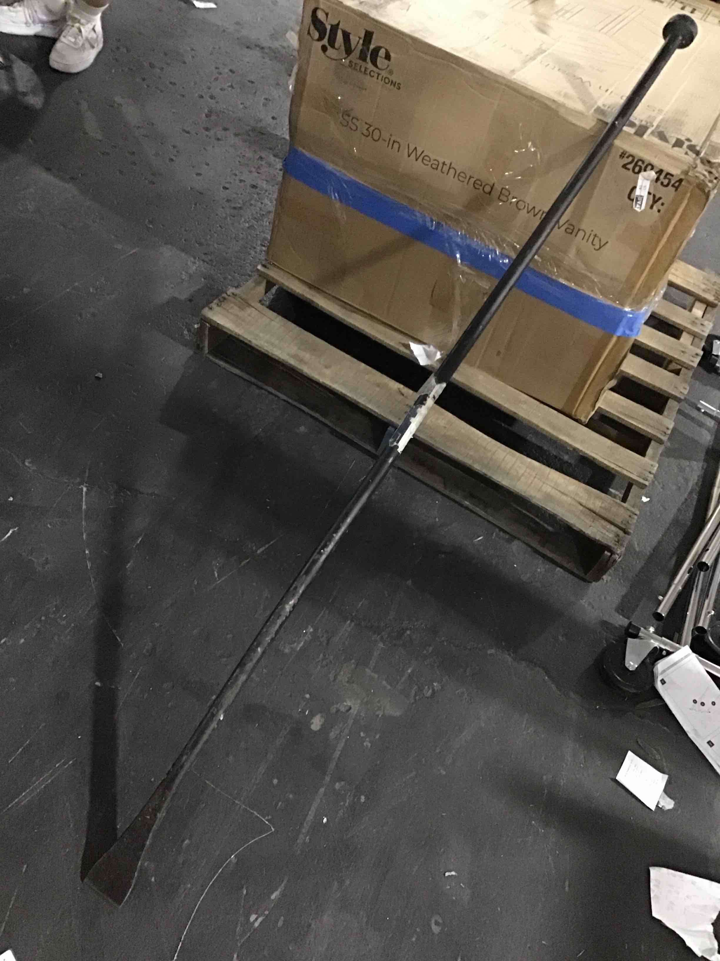 post hole digging bar