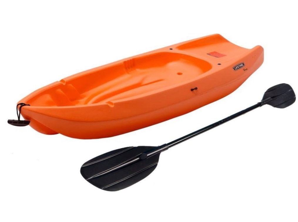 Lifetime 90479 Youth 6 Feet Wave Kayak with Paddle, Orange