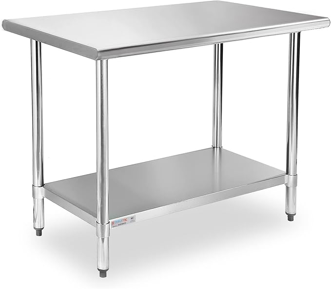 STABLEINK NSF Stainless Steel Table *similar to stock photo*