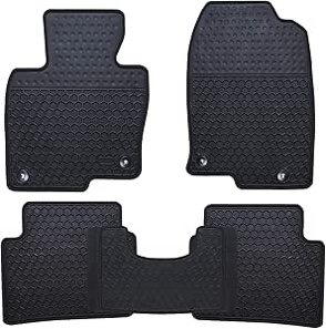 Ucaskin Car Floor Mats Custom Fit for Mazda CX 5 CX-5 SUV 2013 2014 2015 2016 2017 2018 2019 2020 2021 2022 2023 Odorless Washable Rubber Foot Heavy Duty Anti-Slip All Weather Car Floor Liner-Black Black CX5 2017-2022