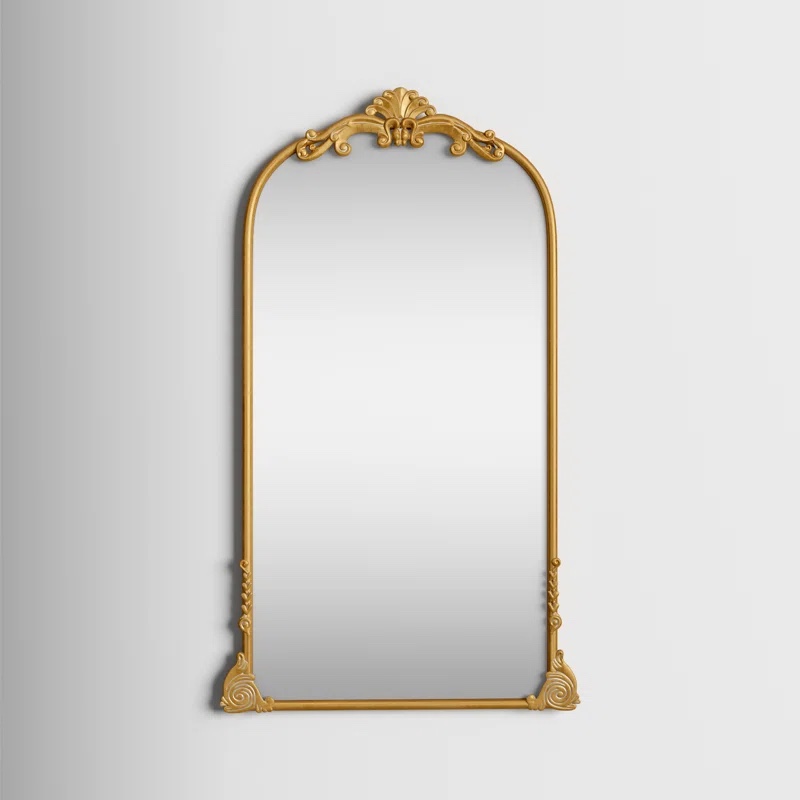 Hessie Ornate Iron Wall Mirror