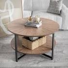 Abdal Solid Coffee Table with Storage, Expresso