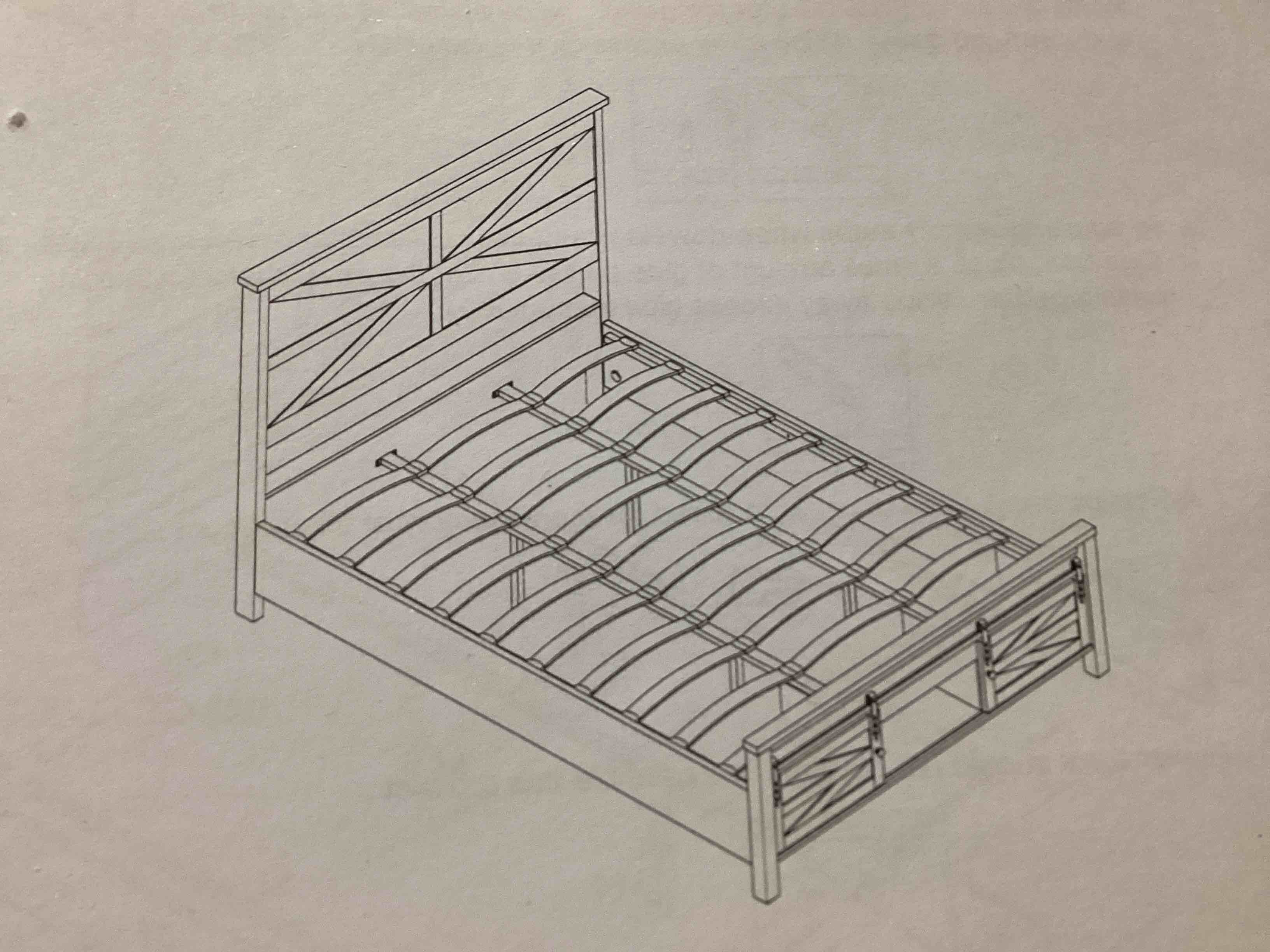 Queen Bed Frame (Incomplete)