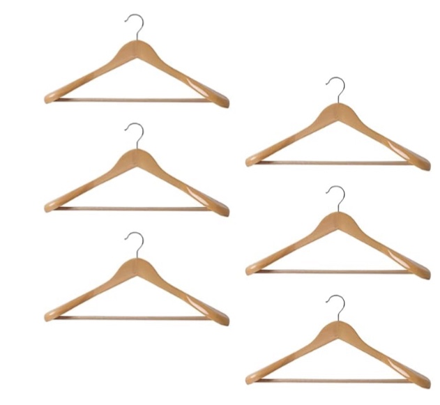 DOITOOL 29Pcs Coat Hanger Clothing Showcase Racks Standard Hangers Pants Hangers Anti- Skid Clothes Hangers Metal Coat Wooden Hangers Hotel Clothes Hooks Travel Shirt Stainless Steel aldult(29 pieces )
