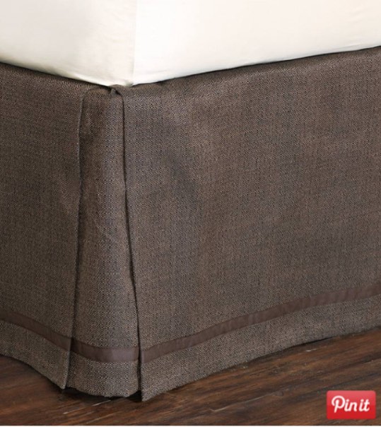 WALDEN BARK BED SKIRT King Size (similar to stock photo)