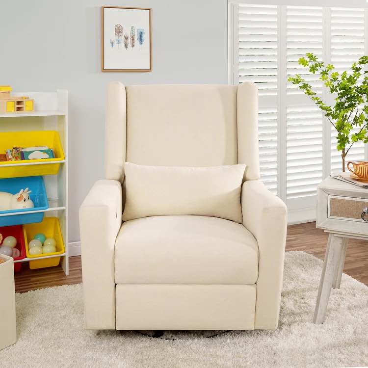 Home Imports Emporium Tanya Luxury Motion Recliner Cream( incomplete box 1/2) 