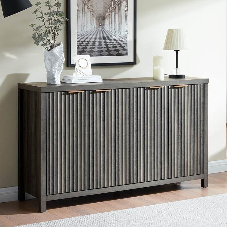 Midnight Oak Nicolee 56" Sideboard