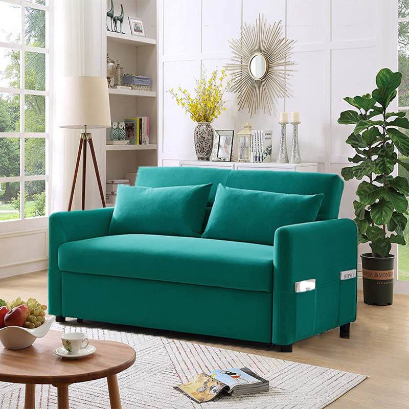 Blouncie 57'' Velvet Sofa ( Incomplete)