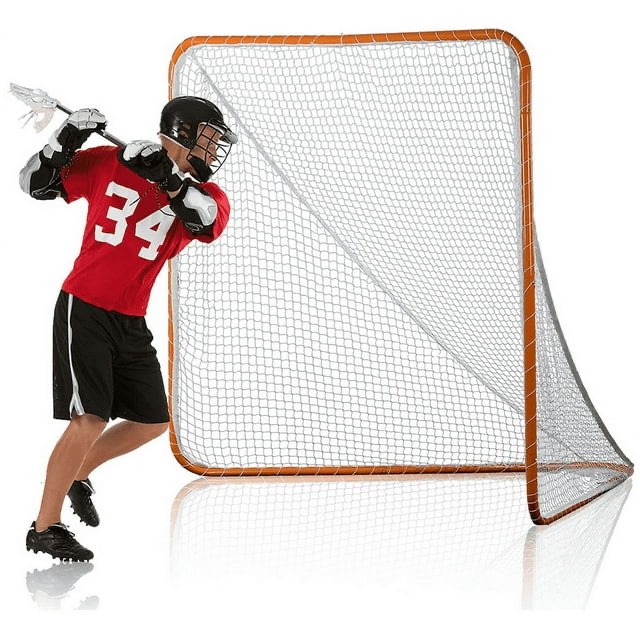 Galileo Portable Lacrosse Goal,Lacrosse Net with Steel Frame,6'X6' Lacrosse Goal Target,Lacrosse Target for Shooting,Collegiate Lacrosse Goals,Replacement Target for Lacrosse Goal ( Green)