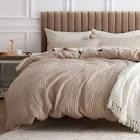 Cotton Waffle Weave Duvet Cover Set- Full 