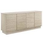 Render 70" Faux Travertine Sideboard Cabinet TV Stand (Incomplete)