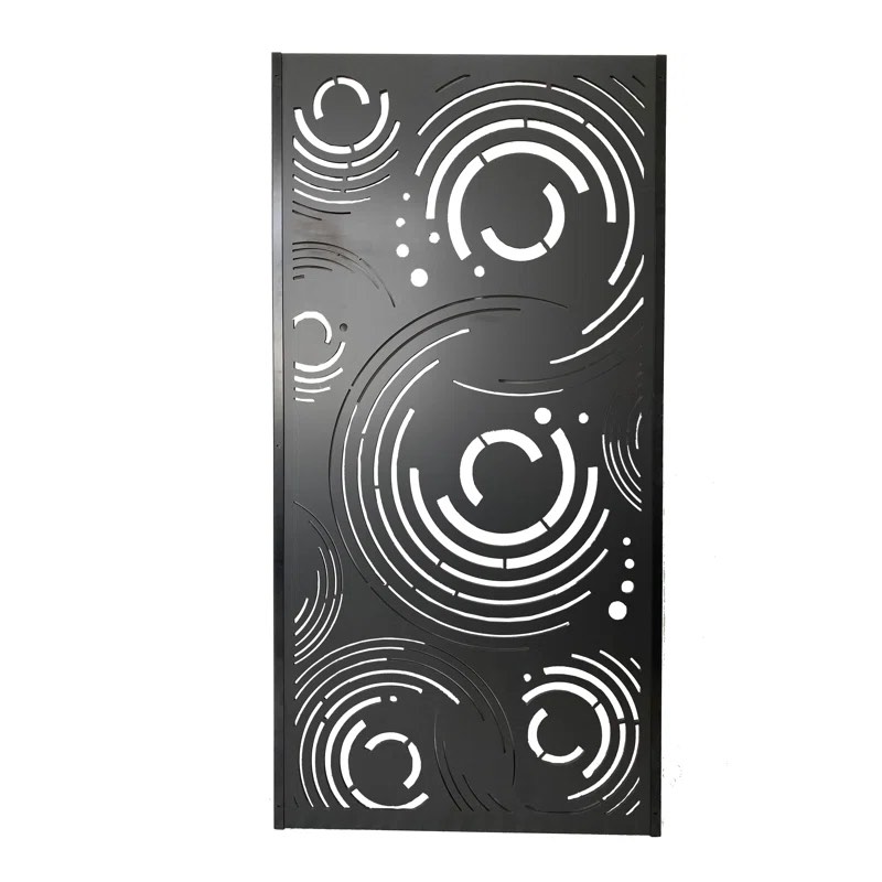 70 in. H x 35 in. W x 0.4 in. D Composite Decorative Privacy Screen Panel w/ C-Channel Kit