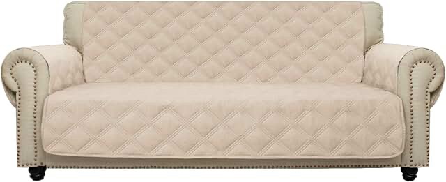 subtrex quilted sofa cover beige