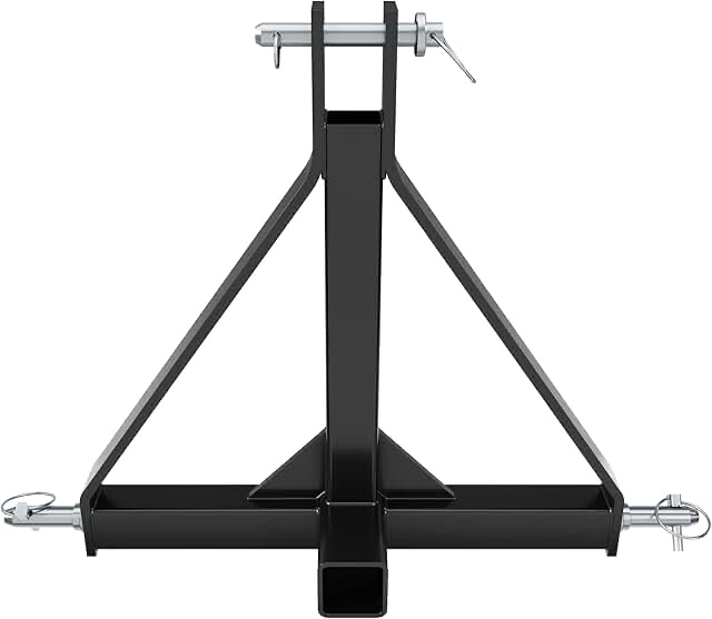 3 Point Quick Hitch 2" Receiver Category 1,3 Point Hitch Attachments Compatible Category 1 Tractor,Heavy Duty 3 Point Hitch Farm Equipment and Subcompact Trailer Hitch Attachments