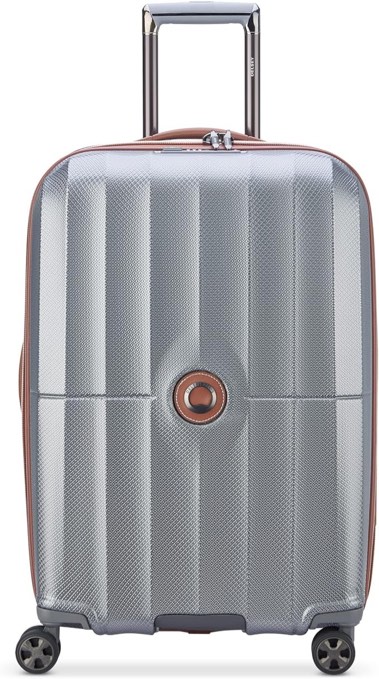 DELSEY Paris St. Tropez Hardside Expandable Luggage with Spinner Wheels,Checked-Medium 24 Inch (402087820)