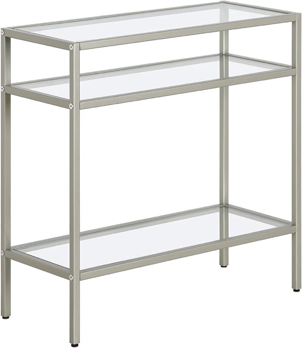 Henn&Hart 24" Wide Rectangular Side Table 