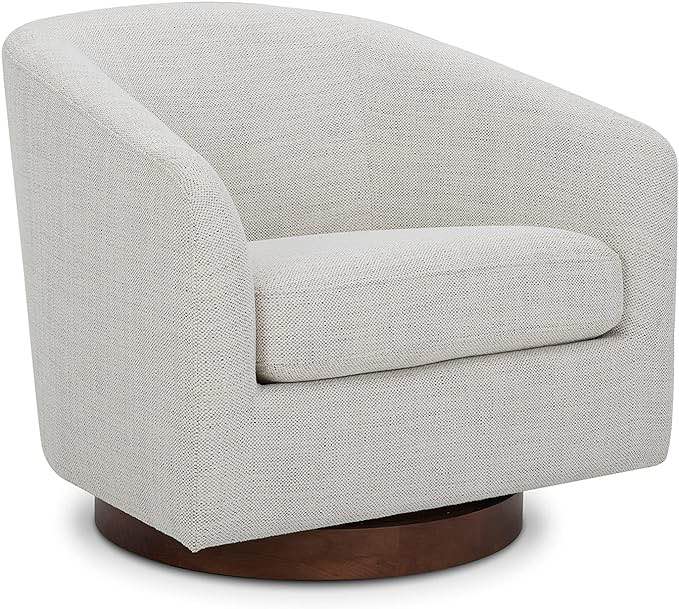 Certified Upholstered Fabric Barrel Chair  *similar to stock photo* 