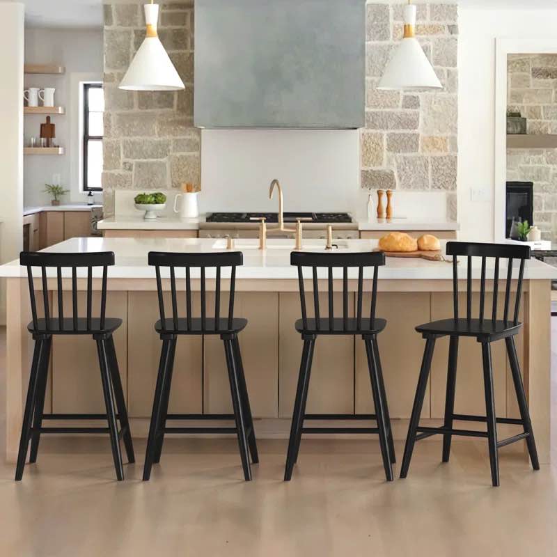 Baggett Solid Wood Counter Stools set of 4