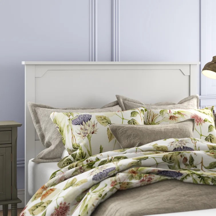 South Shore White Fusion full double panel headboard 