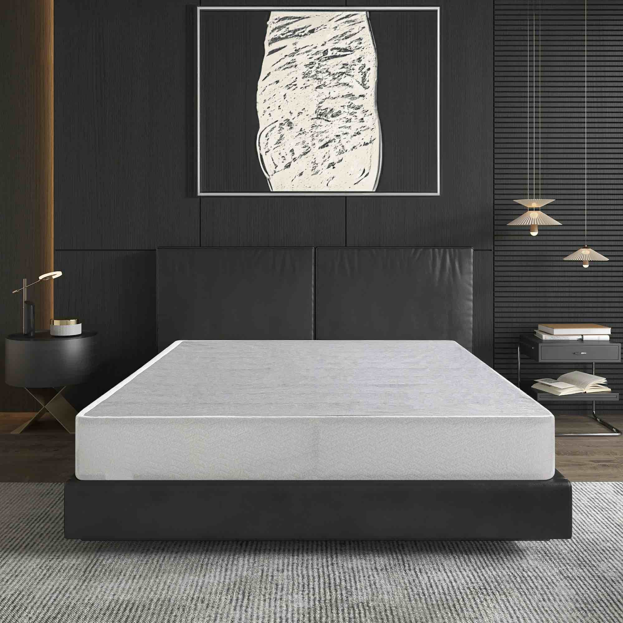 MLILY Ego 9 inch Queen Size Metal Box Spring, Easy Assembly Mattress Foundation BMS090Q0000C