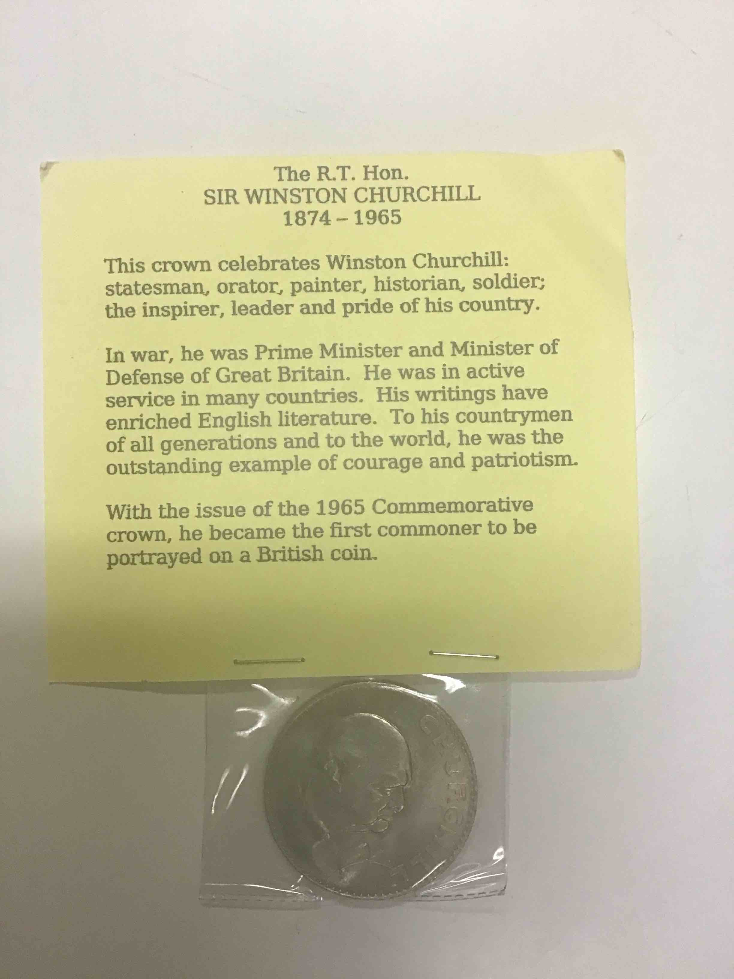 The R.T Hon Sir Winston Churchill Coin