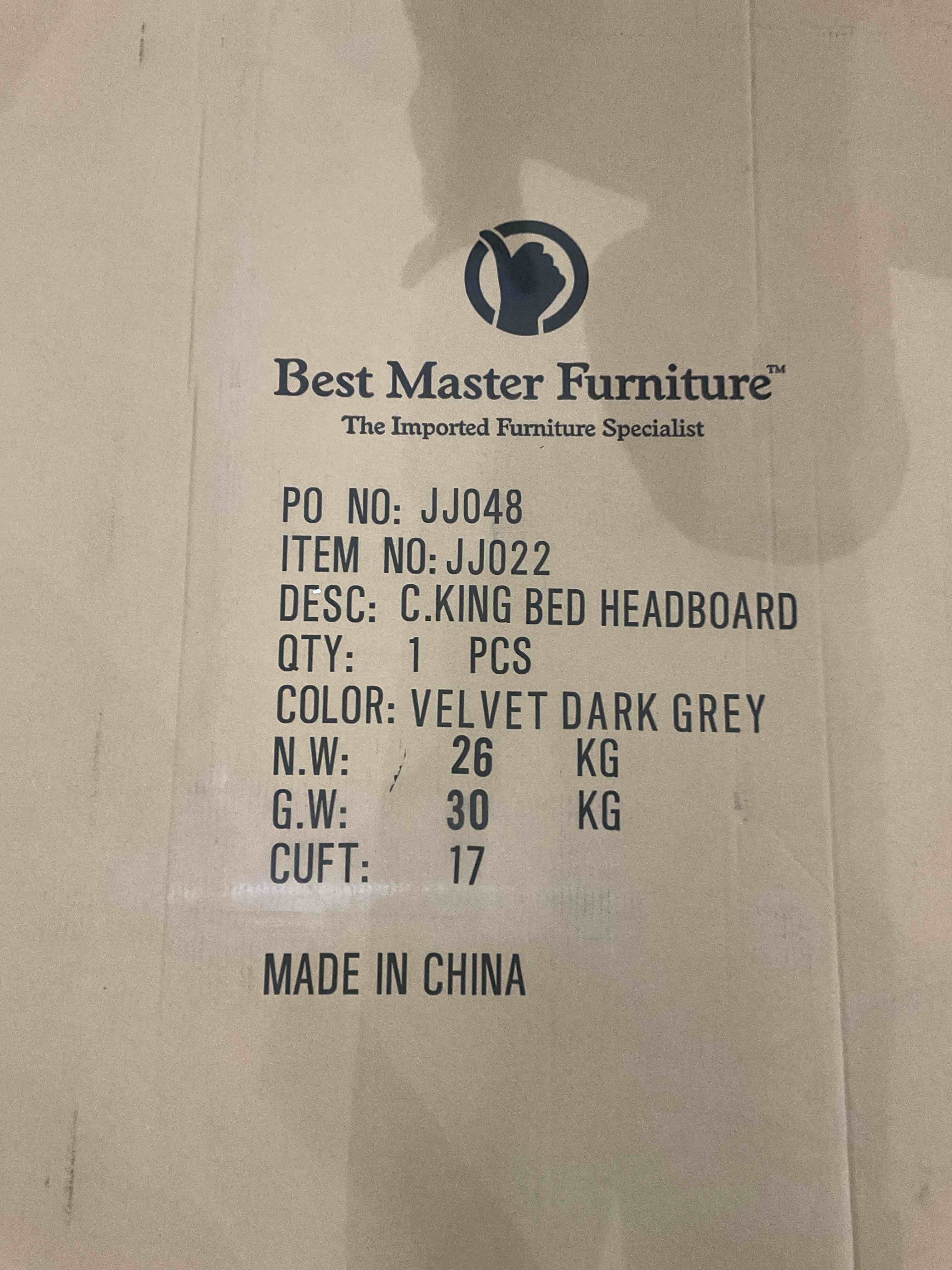 Kind bed headboard 