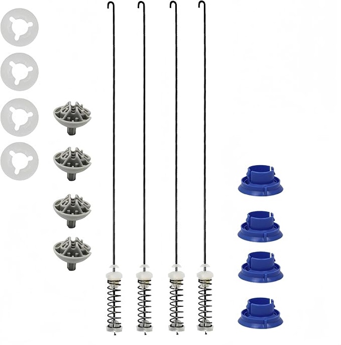 W11130359 MVWB765FW1 Washing Suspension Rod Kit Part Compatible With Maytag Whirlpool Kenmore Crosley 7MWTW7300EW0 7MWTW7000EW0 Washing Machine Replaces W10901060 W11033536 W10594082 Suspension Rods