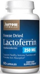 (Best Used Before 01-2025)Jarrow Formulas Lactoferrin, Freeze Dried, 250 mg, 60 Capsules