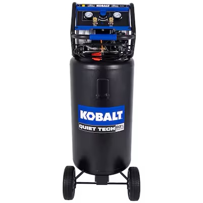 Kobalt QUIET TECH 26-Gallon Portable Electric 150 PSI Vertical Air Compressor