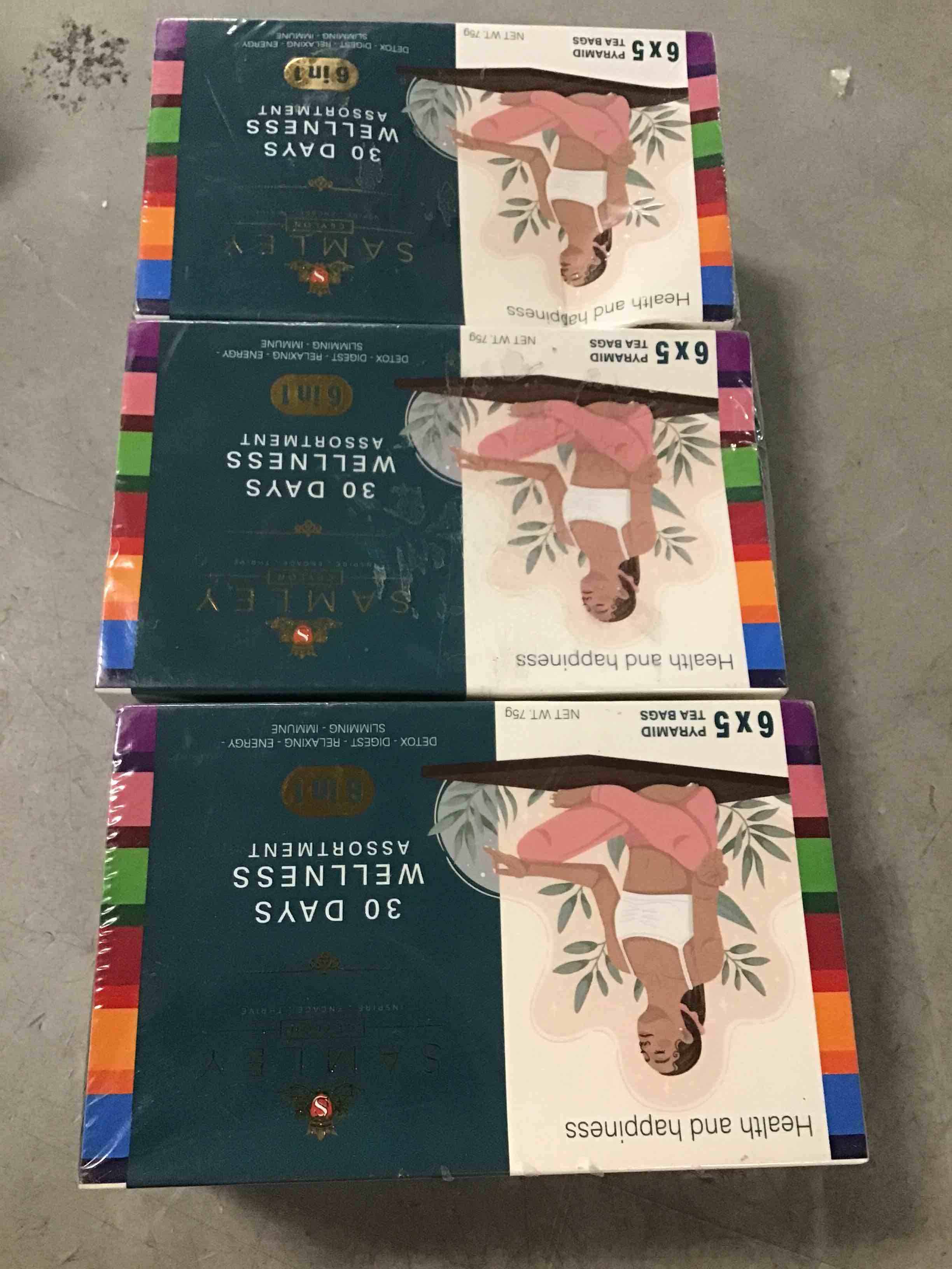 SAMLEY  CERLON 30 DAYS WELLENES ASSORTMENT 6 in 1  3 pack  Best by 22/06/2027 