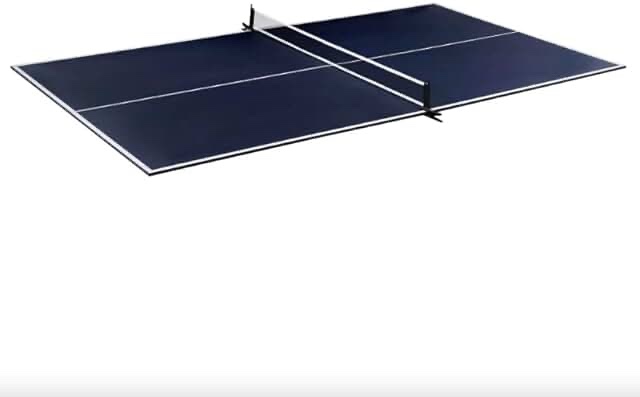 Joola Table Tennis Conversion Top - Full Sized MDF Ping Pong Table Top for Pool Table and Billiards with Foam Backing and Net Set