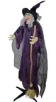 Animated Standing Witch Figurine