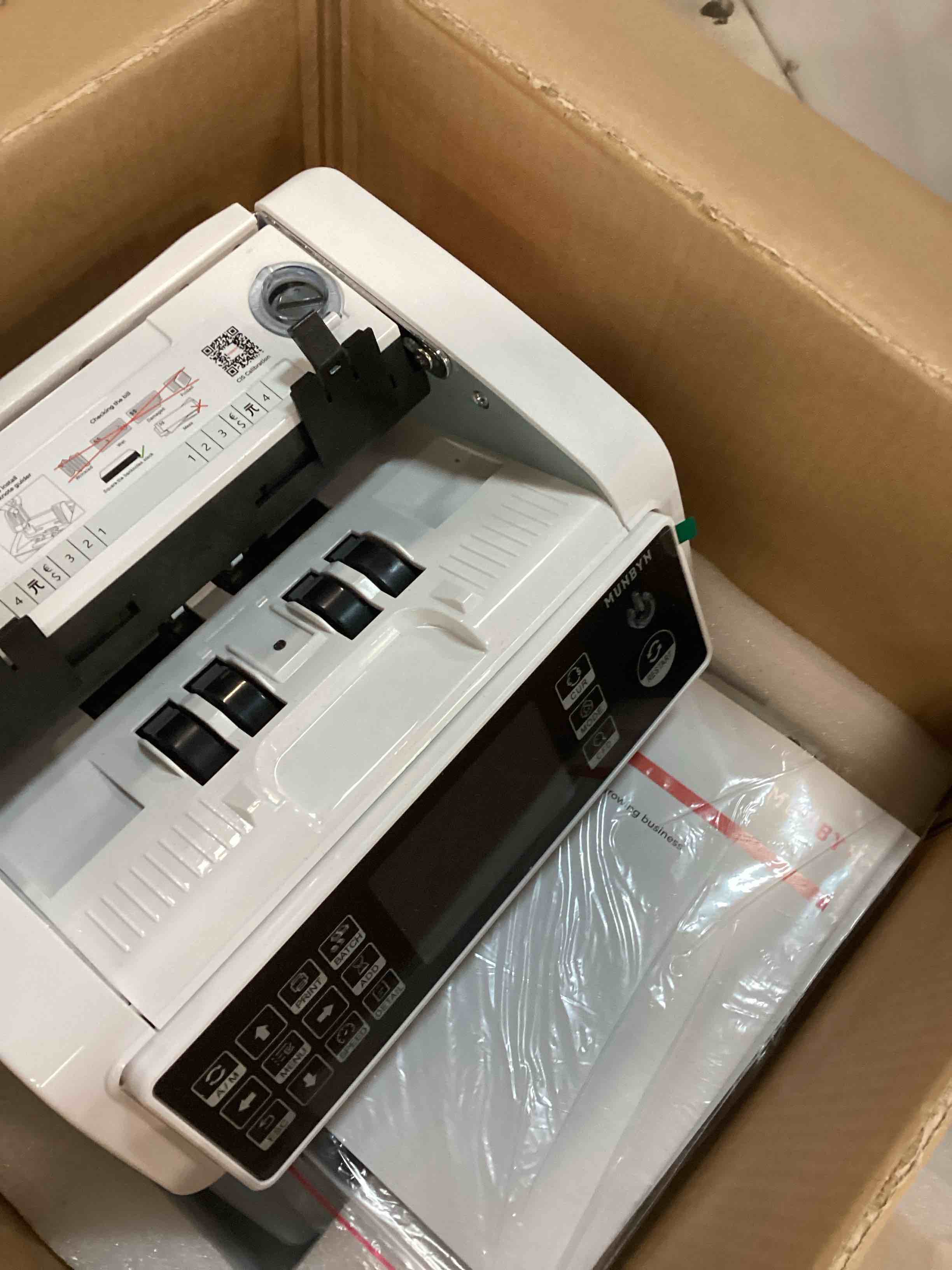 MUNBYN IMC01 Bank Grade Money Counter Machine Mixed Denomination, Value