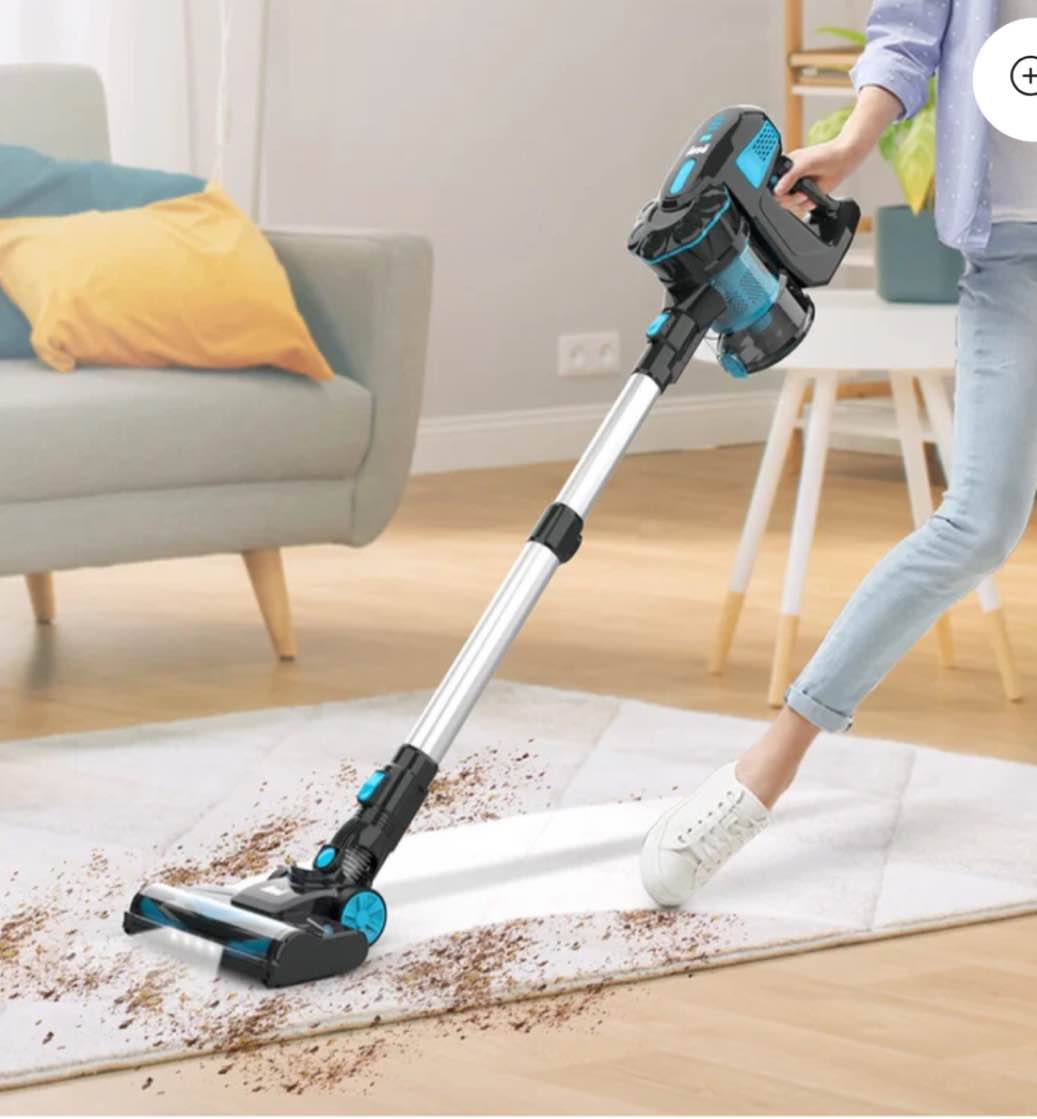 INSE V770 Cordless Vacuum Cleaner 12KPA Suction Power for Harwood Floor Cleaning