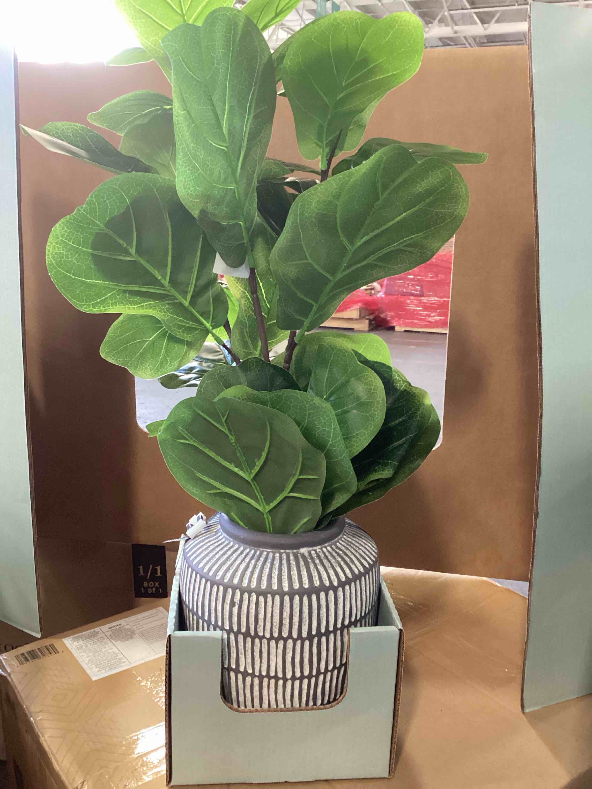 Members Mark Faux 32" Fig Ceramic Planter