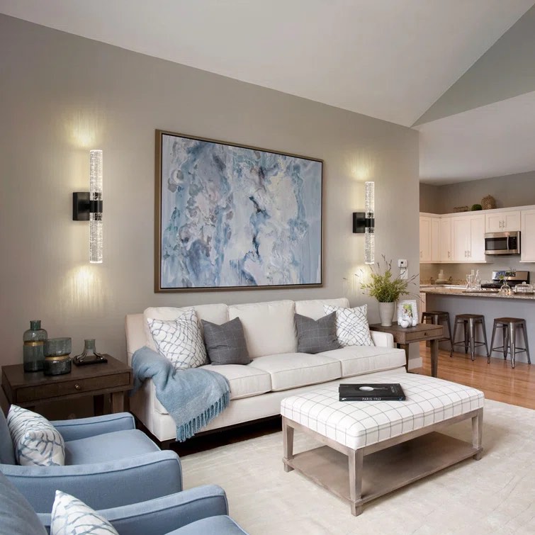 Olivia Dimmable Crystal Wall Light 