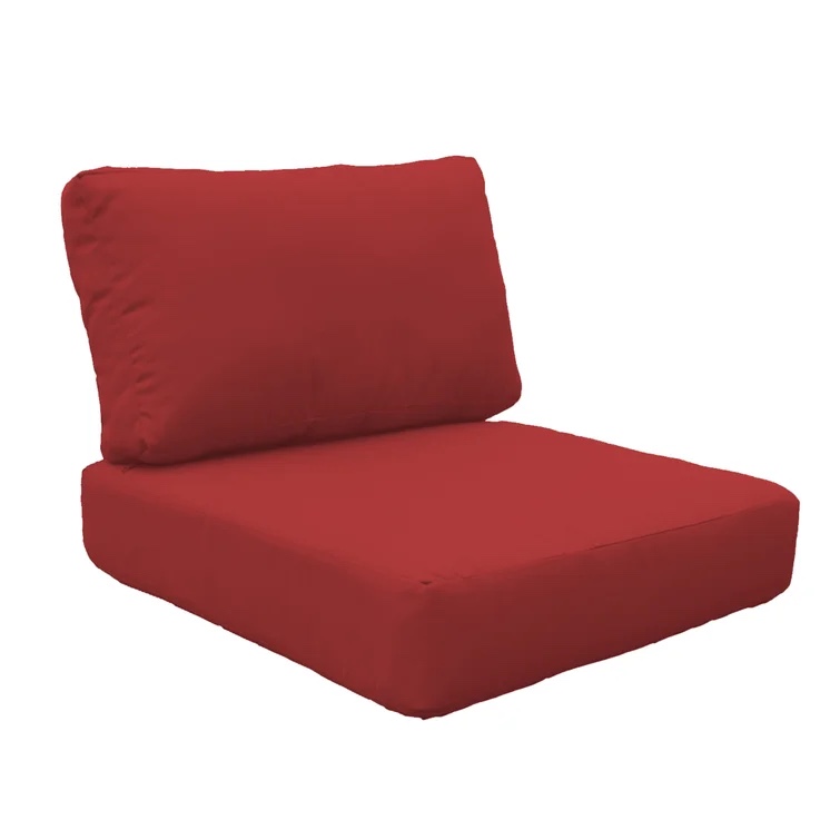 Outdoor Armless Sectional Sofa Chair Cushion Slipcovers for 4Thick 