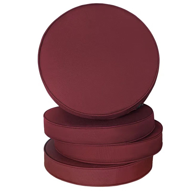 Ebern Designs 4 - Piece Indoor/Outdoor Round Chair Cushion 